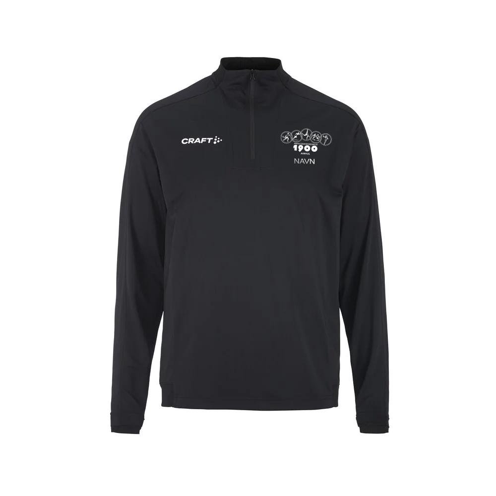 Træningstrøje med half zip og Aarhus 1900 klublogo - Billede 2