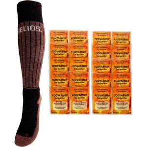 Accezzi Fodvarmer/Helios Merino One 60 sæt, unisex, brun