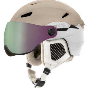 Relax Stealth Skihjelm med Visir | S2 Linse | Komfort & Sikkerhed