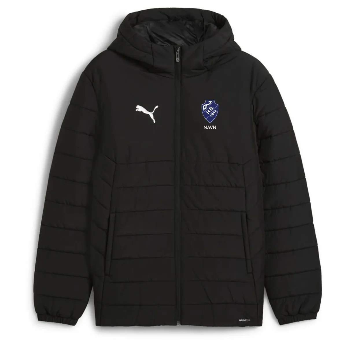 Sort jakke med Horsens Boldklub logo - Billede 2