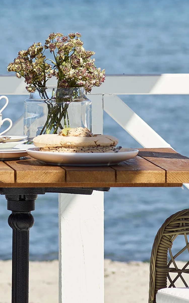 Lyon Cafébord | Teak 70x70 cm - Billede 4