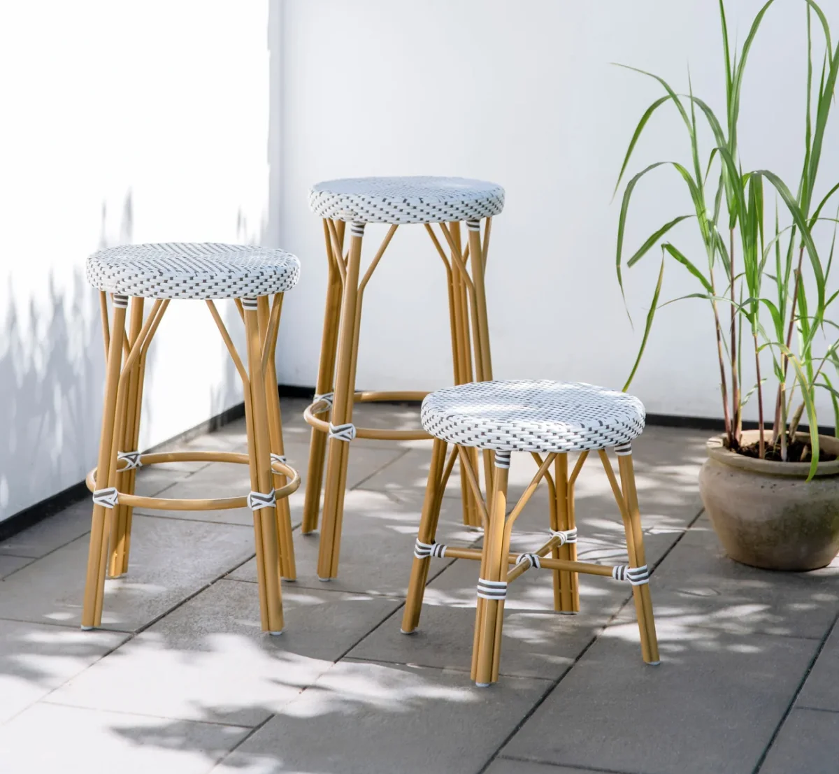 Simone Exterior Counterstol - Billede 6