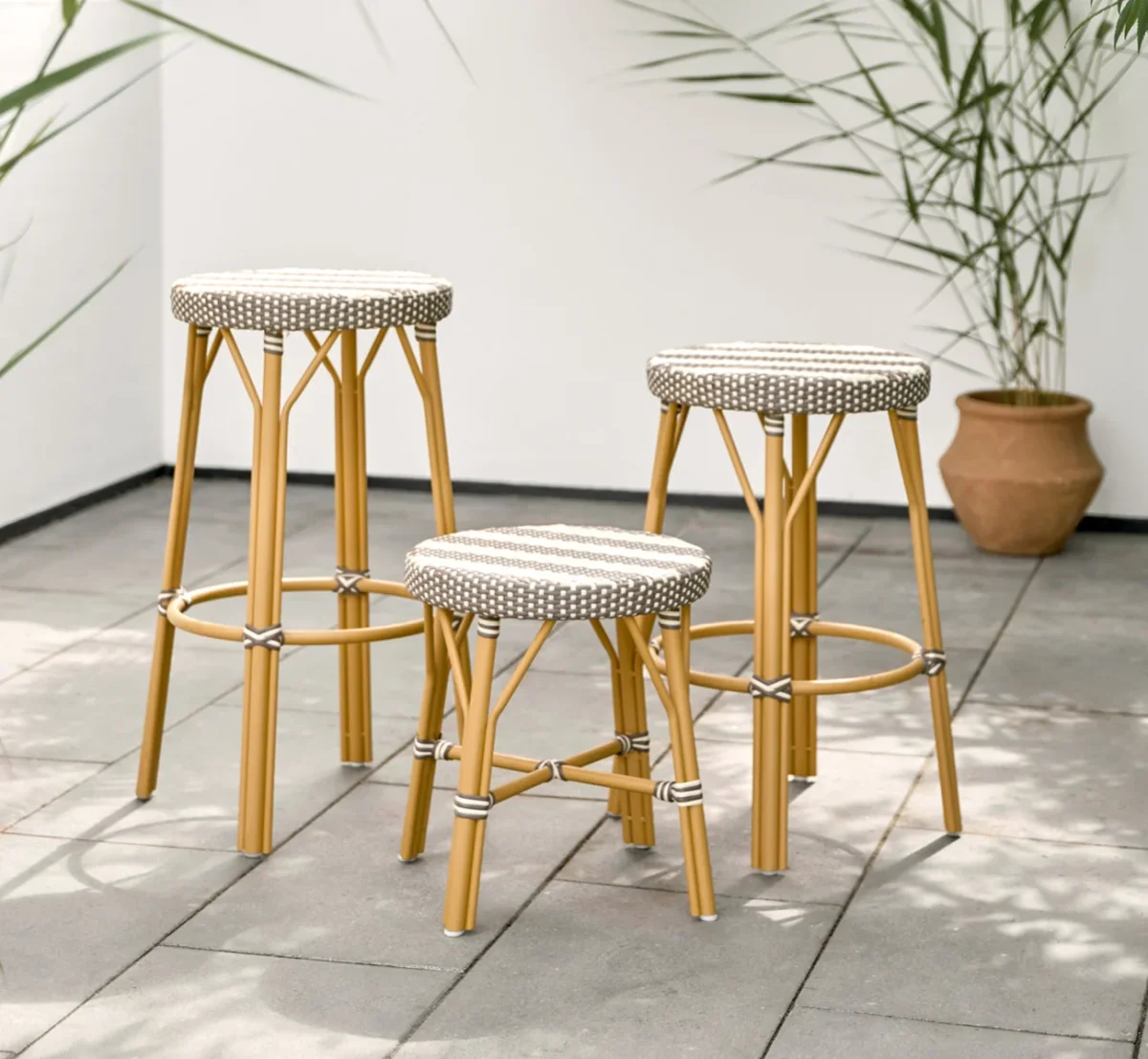 Simone Exterior Counterstol - Billede 7
