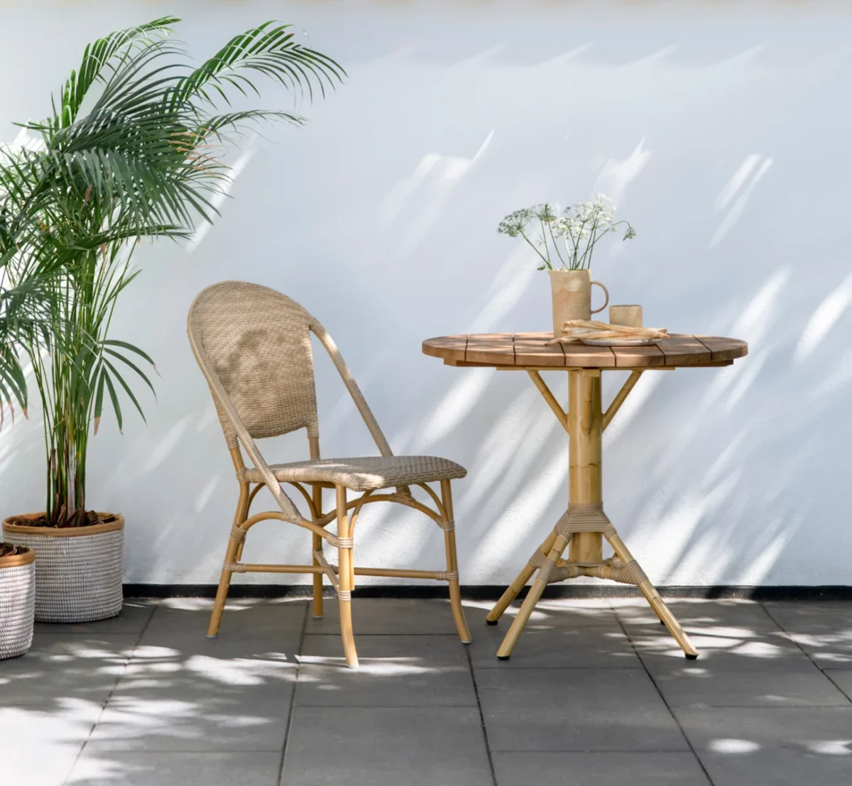 Nicole Cafébord | Teak Ø80 cm - Billede 7