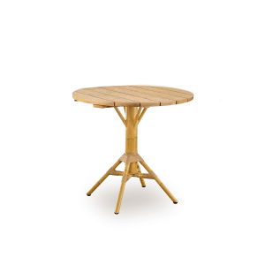 Nicole Cafébord | Teak Ø80 cm