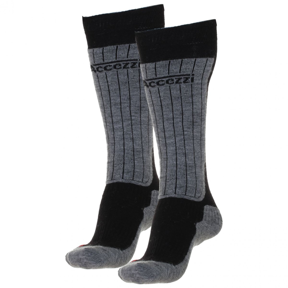 Accezzi Merino 50 skistrømper, 2 par, sort - Billede 2
