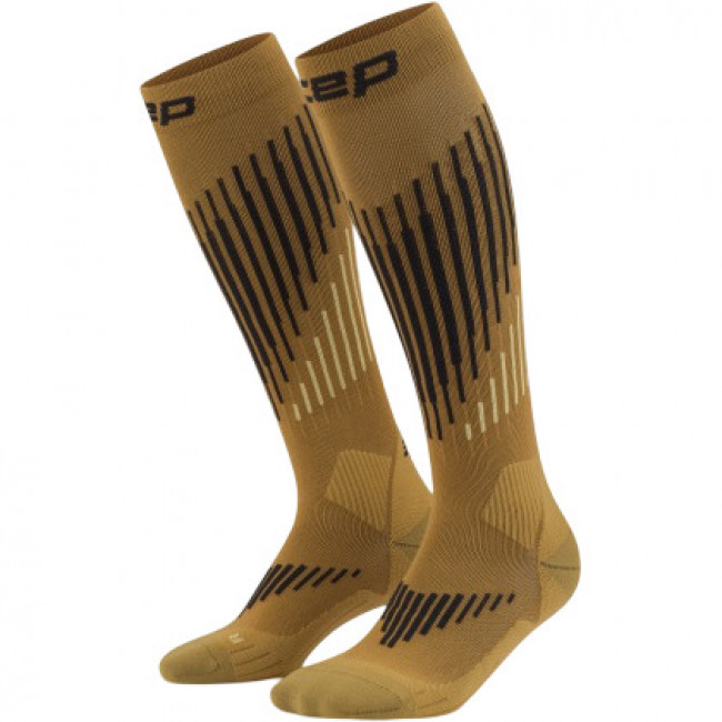 CEP Ski Touring Merino Socks Tall 3.0, skistrømper, dame, brun