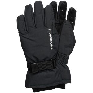 Didriksons Biggles, skihandsker, junior, sort