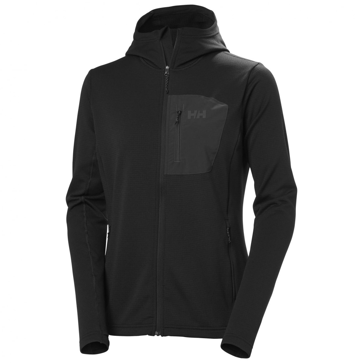Helly Hansen Versalite Hooded, fleecejakke, dame, sort - Billede 2