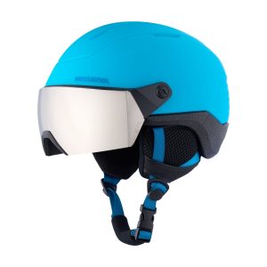 Rossignol Whoopee Visor, skihjelm med visir, blå