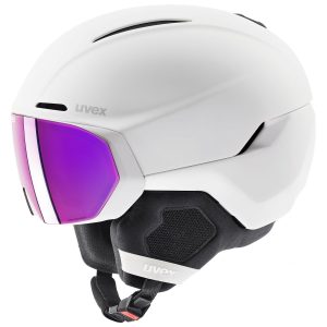 Uvex Horizon CV Visor, skihjelm med visir, hvid